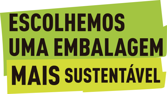 Escolhemos uma embalagem mais sustentável